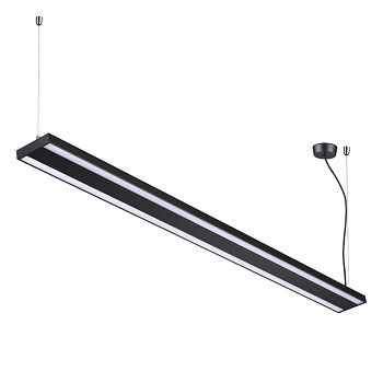 Подвесной св-к IP20 LED 40W вниз + 20W вверх 100-277V ITER черный NOVOTECH
