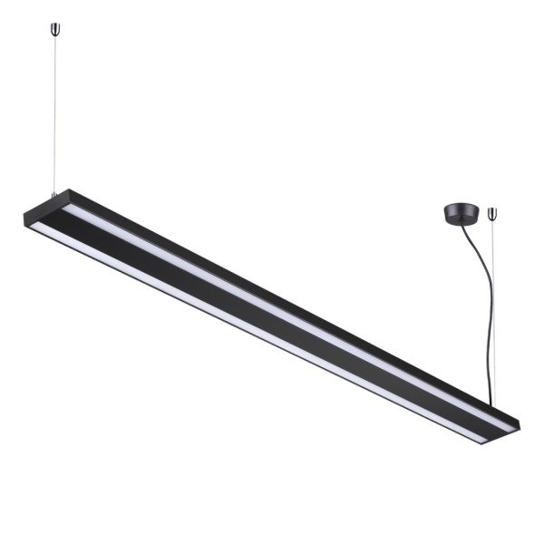 Подвесной св-к IP20 LED 40W вниз + 20W вверх 100-277V ITER черный NOVOTECH