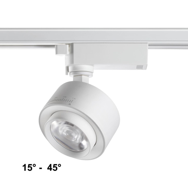 Св-к трековый однофазный IP20 LED 4000К 15W 220V EDDY белый NOVOTECH