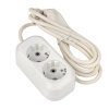 Удлинитель "Эксперт" 2 гнезда 3 метра 16А/3,5кВт с заземлением ПВС 3х1 PROxima EKF