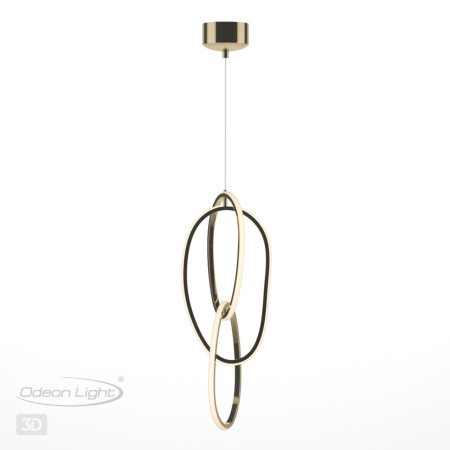 Подвес LED 32W 4000K 4875/32L SPACE золотой/акрил ODEON LIGHT