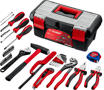 Хозяин-42 универсальный набор инструмента для дома 42 предм. ЗУБР