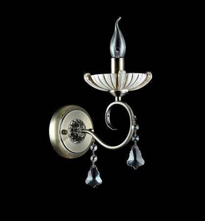 Бра 1*E14 60Вт Бронза IP20 Shell FR2014-WL-01-BZ Freya