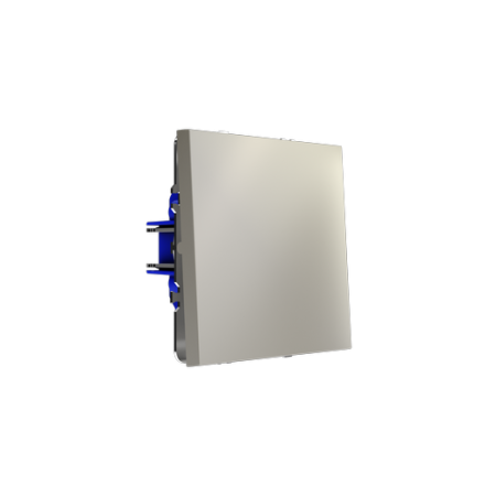 Выключатель с самовозвратом встраиваемый Voltum S70 одноклавишный 10А, (шелк)