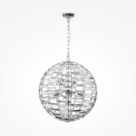 Подвесной светильник 8*E14 40Вт Хром IP20 Palla MOD092PL-08CH Maytoni