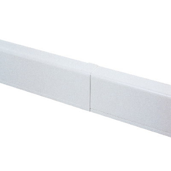 Накладка на стык для плинтусного короба 100х40 мм белое (розница, 1 шт в пакете) DKC