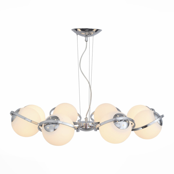 Люстра подвесная Хром/Белый E27 8*60Вт SL848.103.08 ST LUCE