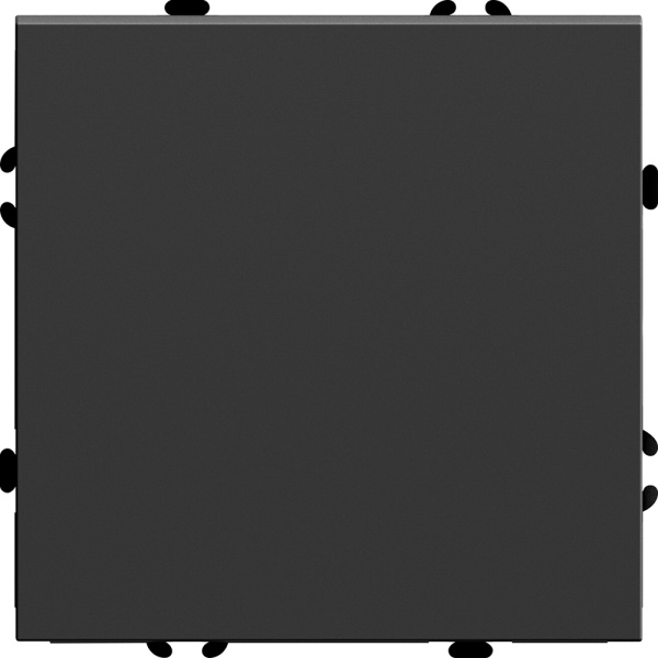 Заглушка (механизм), серия Эмили, черный уголь, soft touch, RST00-5116-05 STEKKER