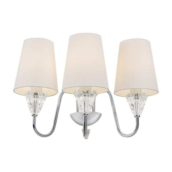 Бра 3*E14 40Вт Хром IP20 Florero MOD078WL-03CH Maytoni