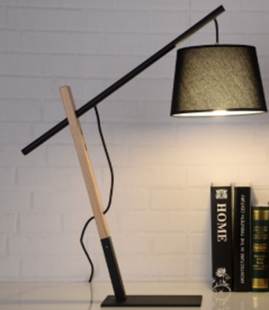 Настольная лампа 1*E27 60Вт Черный IP20 Laredo Z549TL-01B Maytoni