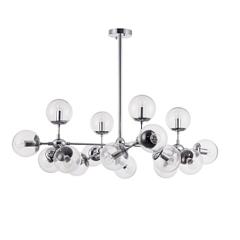 Подвесной светильник 16*E14 60Вт Хром IP20 Richard FR5596PL-16CH Freya