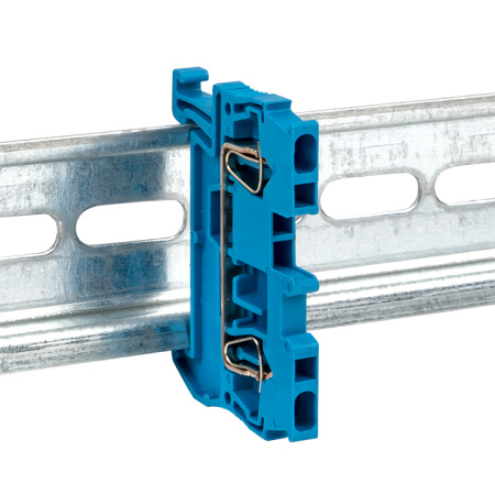 Колодка клеммная пружинная JXB-ST-2,5 31А синяя PROxima EKF