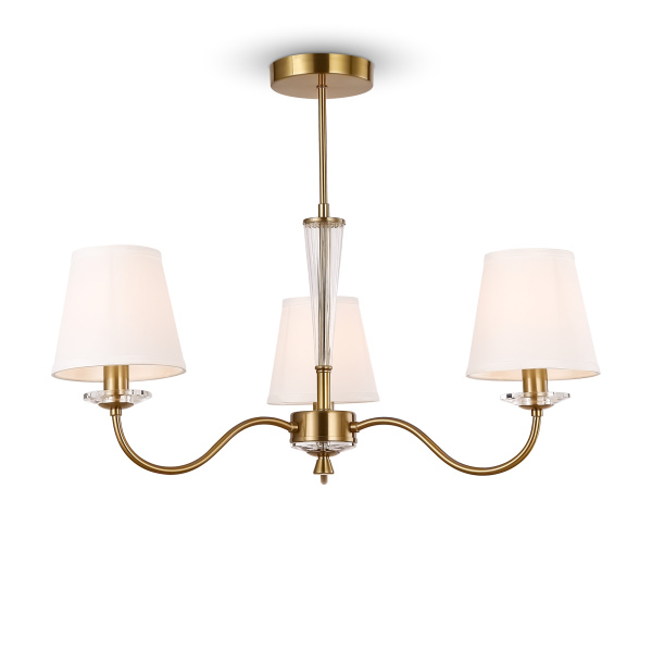 Люстра 3*E14 40Вт Латунь IP20 Osborn FR2027PL-03BS Freya