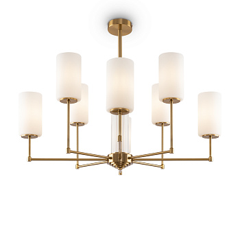 Люстра 8*E14 60Вт Латунь IP20 Agnes FR5184PL-08BS Freya