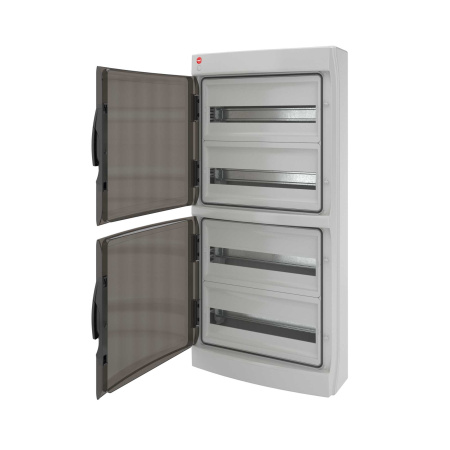 ЩРн-П-72, IP65, серый, с клеммным блоком 63А DKC