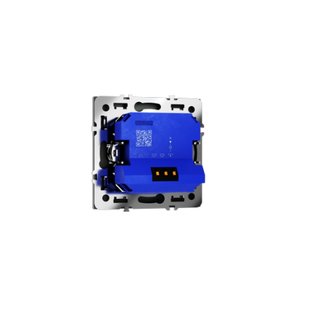 Светорегулятор встраиваемый Voltum S70 поворотно-нажимной 600 Вт, (титан)