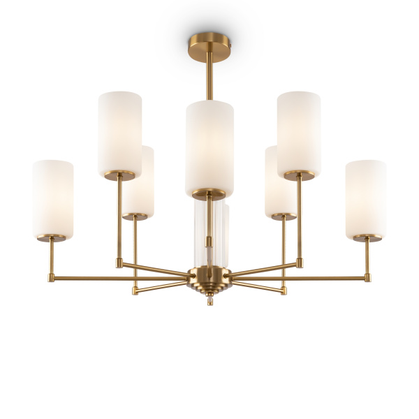 Люстра 8*E14 60Вт Латунь IP20 Agnes FR5184PL-08BS Freya