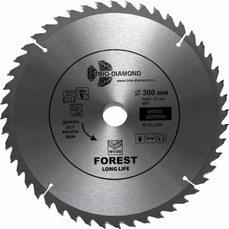 Диск пильный 300*32*48Т FLL824 Trio-Diamond