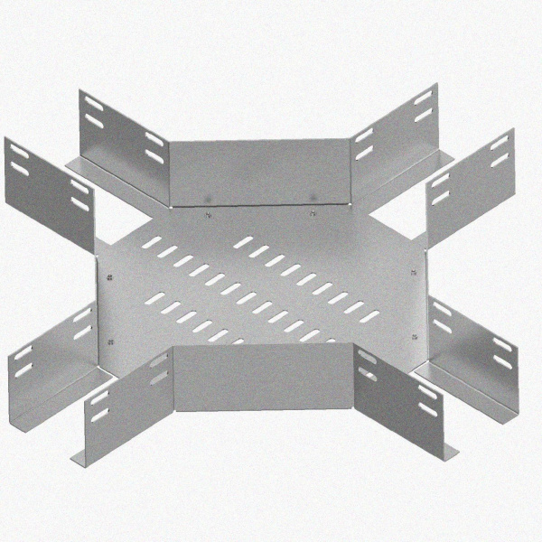 Лоток крестообразный глухой КМГ 150х100 У3, окрашенный, S1,0