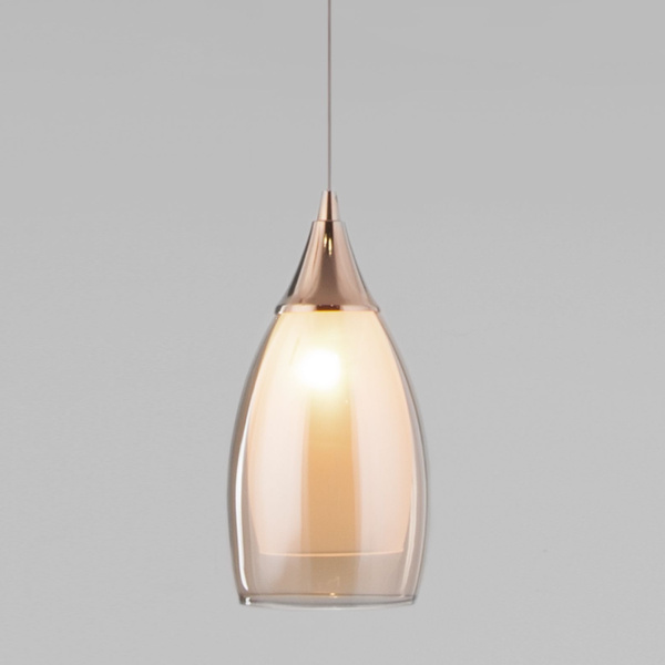 Подвесной светильник с плафоном 1*E14 15Вт золотой IP20 Cosmic (50085/1 золото) Eurosvet