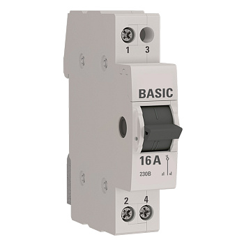Трехпозиционный переключатель 1П 16А Basic EKF