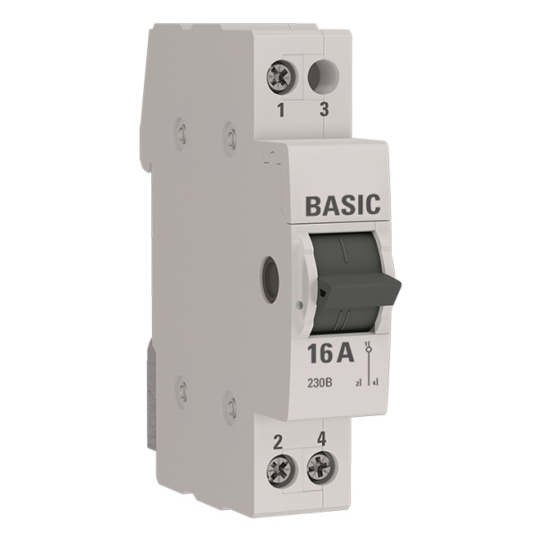 Трехпозиционный переключатель 1П 16А Basic EKF