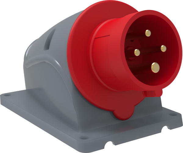 Вилка стационарная ССИ-514 16А-6ч/380-415В 3Р+РЕ IP44 MAGNUM IEK