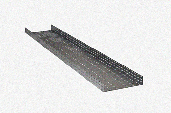Лоток глухой ЛМГ 400х100х3000 УХЛ1, оцинкованный лист, S1,2