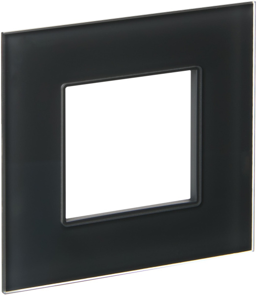 SKANDY Рамка 1-местная SK-F21G стекло графит IEK