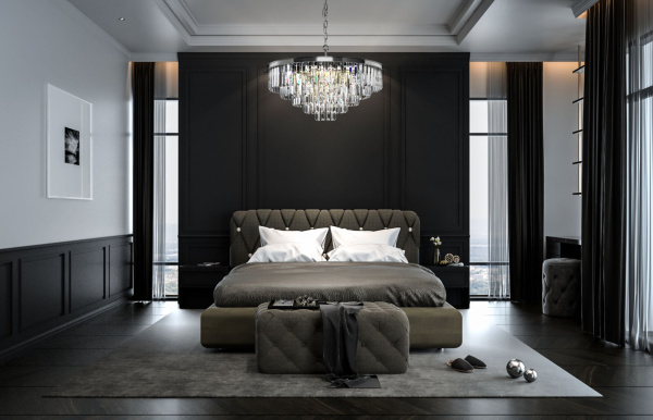 Подвесной светильник 12*E14 40Вт Хром IP20 Revero MOD085PL-12CH Maytoni