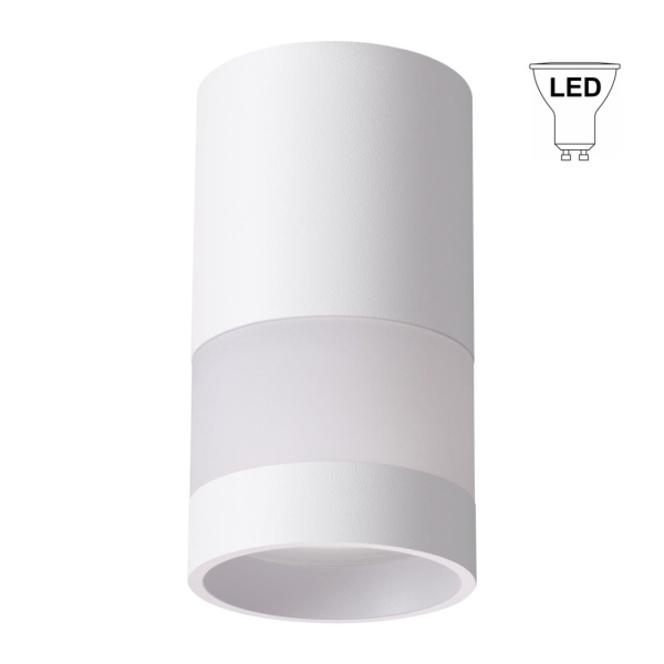 Св-к накл.IP20 GU10 9W 220-240V ELINA белый B NOVOTECH