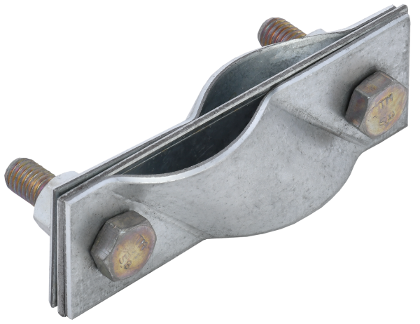 Зажим заземления диагональный стержень-стержень оцинкованная сталь IEK