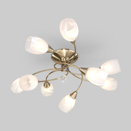 Люстра потолочная 9*E27 60Вт античная бронза IP20 Virginia (2275/9 античная бронза) Eurosvet