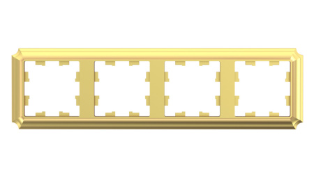 ATLASDESIGN ANTIQUE 2-постовая РАМКА, универсальная, ЗОЛОТО Schneider Electric