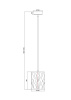 Подвесной светильник 1*E14 40Вт Латунь IP20 Starfall MOD042PL-01BS Maytoni