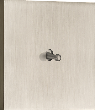 Donel N96 Переключатель перекрестный (с 3-х мест) на 1 тумблер, Каплевидный, 10AX 250V, Никель, серия DT