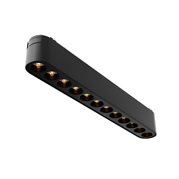 Трековый светильник LED 12Вт Черный IP20 Magnetic track system Radity TR082-1-12W3K-M-B Technical Maytoni