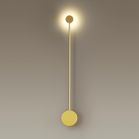 Настенный св-к LED 4000K 5W 220V SATELLITE золотистый/металл B ODEON LIGHT