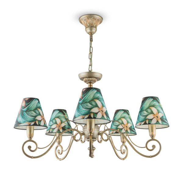 Люстра 5*E14 40Вт Золото Антик IP20 Provence 12 E3-05-H-LMP-O-12 Maytoni