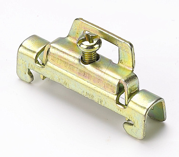 Ограничитель на DIN-рейку металлический с 1 винтом ФК-101 - DEKraft