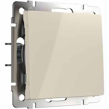 Встраиваемые механизмы кнопка звонка СУ 1 кл . слоновая кость IP20 Werkel