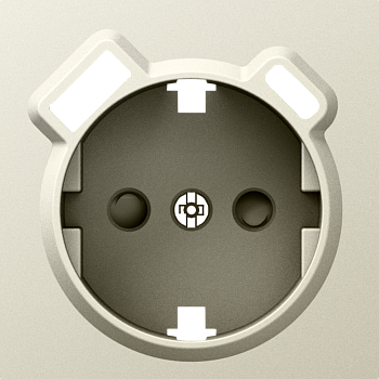 Donel A07 шампань накладка для розетки Schuko с зарядным устройством USB A+C, со шторками 16A 250 В~,серия DB