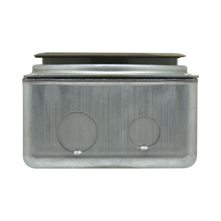 Donel Лючок в пол 3 мод. (1 мод. 45х45 мм. + 1 мод. 22.5х45 мм.), античная латунь, круглый, металл, IP65, (с уст. набором)