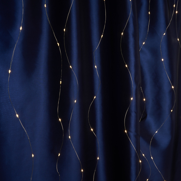 Светодиодная гирлянда Feron CL591 занавес 3*3м + 3м 2700К USB, прозрачный шнур