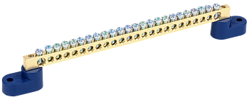 Шина N "ноль" на двух угловых изоляторах ШНИ-6х9-24-У2-С IEK