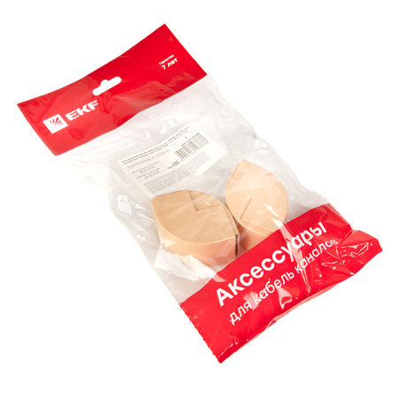 Угол внешний (25х25) (4 шт) светлое дерево EKF-Plast