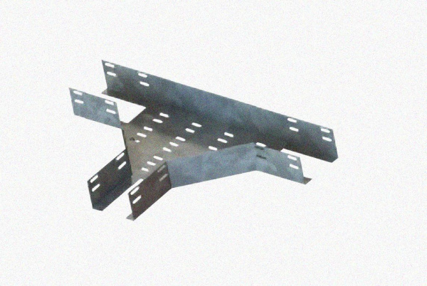 Лоток тройниковый перфорированный ОТ 300х50 УХЛ1, оцинкованный лист S1,5