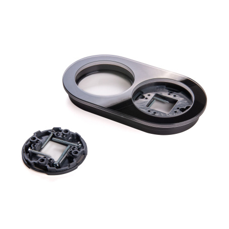 Favorit Runda Рамка на 2 поста (Черный) Werkel