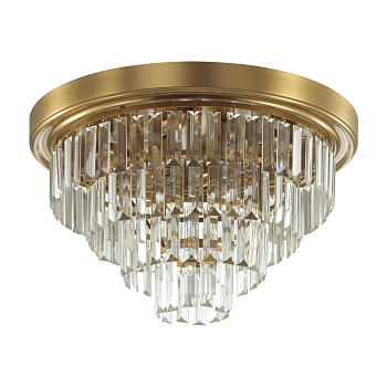 Люстра потолочная E14 6*40W 220V ZAHA латунь LUMION