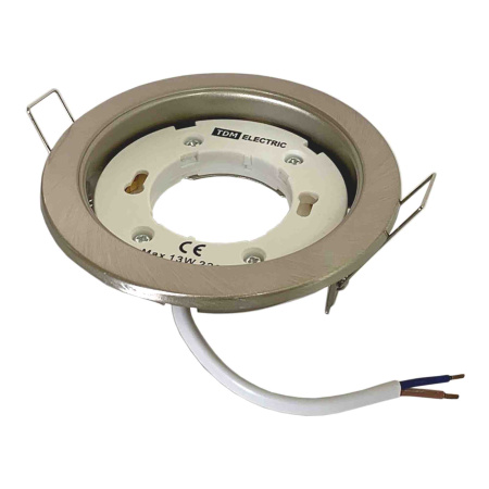 Светильник встраиваемый СВ 01-06 GX53 220 В 50 Гц сатин никель SQ0359-0060 TDM Apeyron